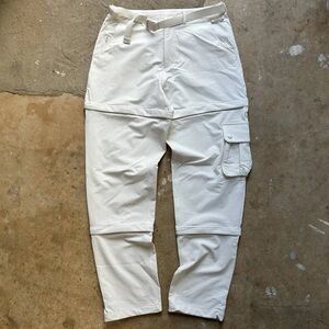 Outdoor Voices RecTrek Zip Off Pants (M) White